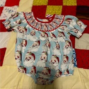 Charming Santa Claus Baby Bodysuit